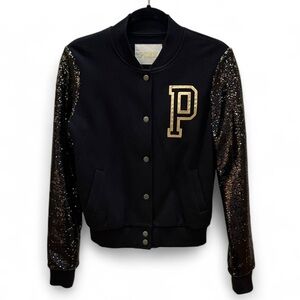 Rare Victoria's Secret PINK Limited Edition Sequin Varsity Jacket | Women’s S